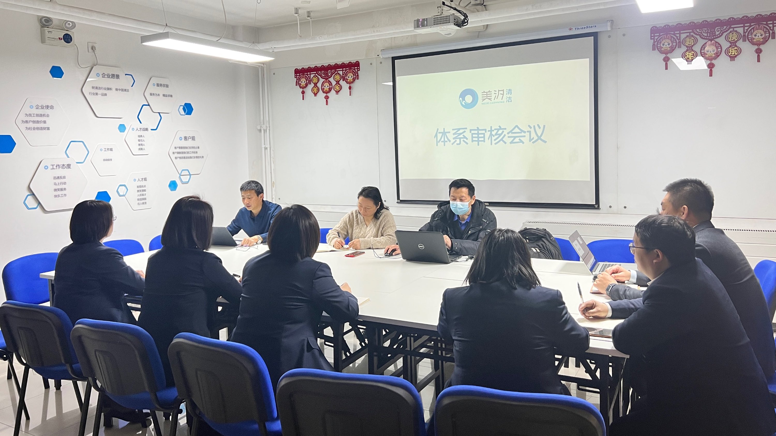 美汐清潔完成2023年三體系認證工作，取得體系認證證書